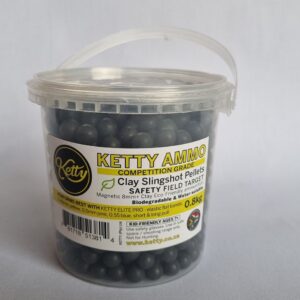 Ketty Black Clay - Ammo Pellets 8-9mm 0.8kg (800gr)
